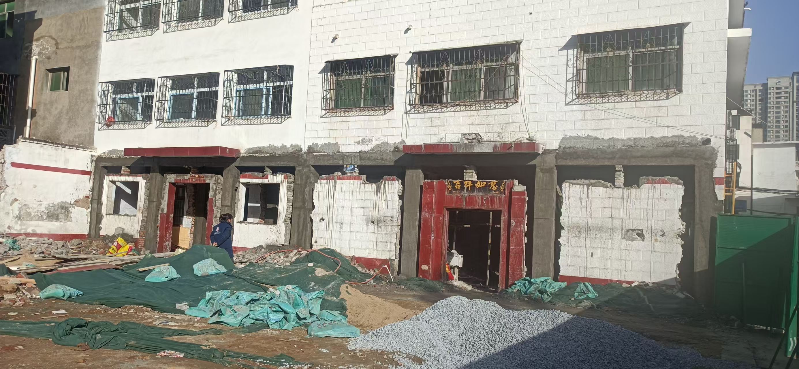 怀化市房屋改框架危房加固 - 方案